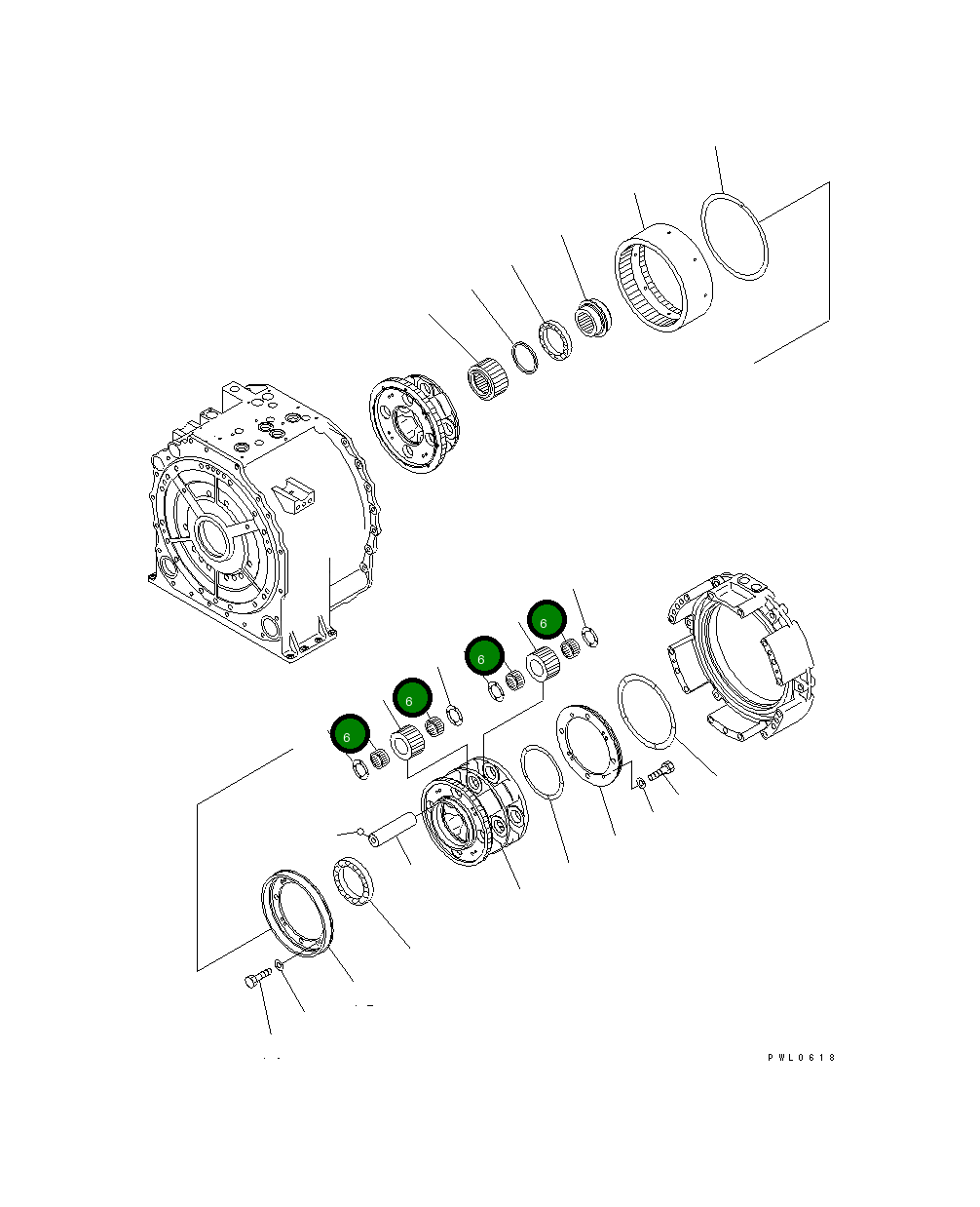Подшипник 198-15-39421 Komatsu