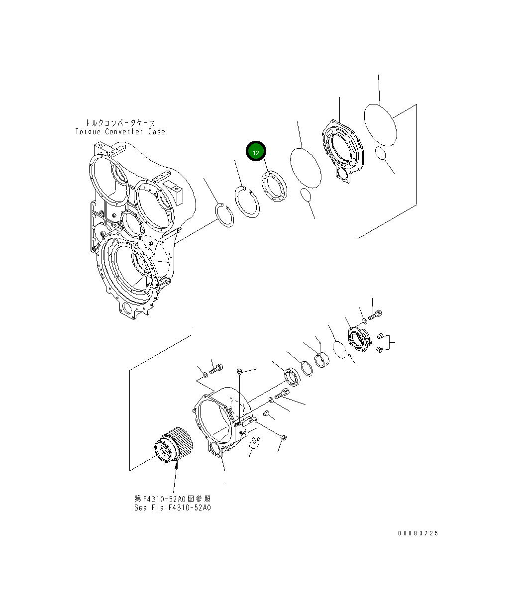 Подшипник 06040-06938 Komatsu