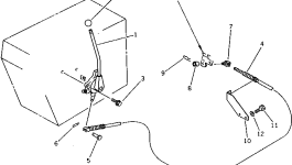 Рычаг 20N-43-44500 Komatsu