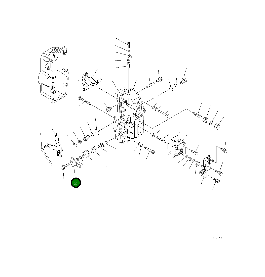 Рычаг DK154367-1320 Komatsu