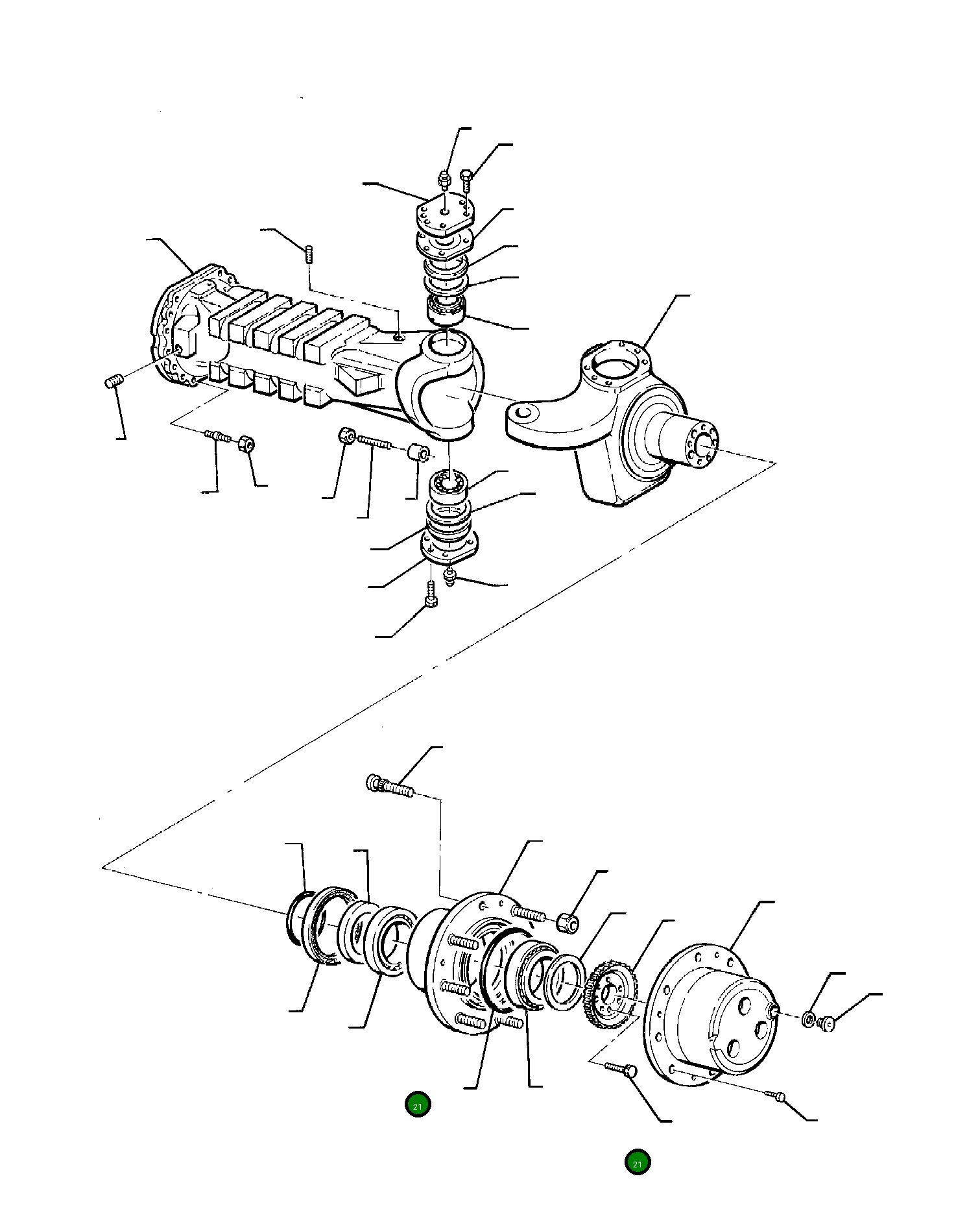 Подшипник HU0509612 Komatsu