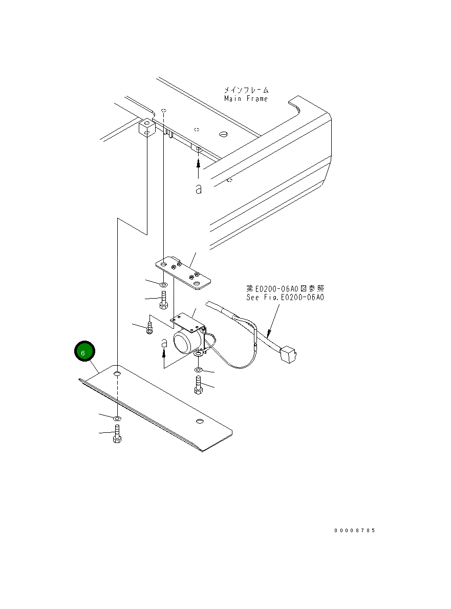 Крышка 8240-06-1680  Komatsu
