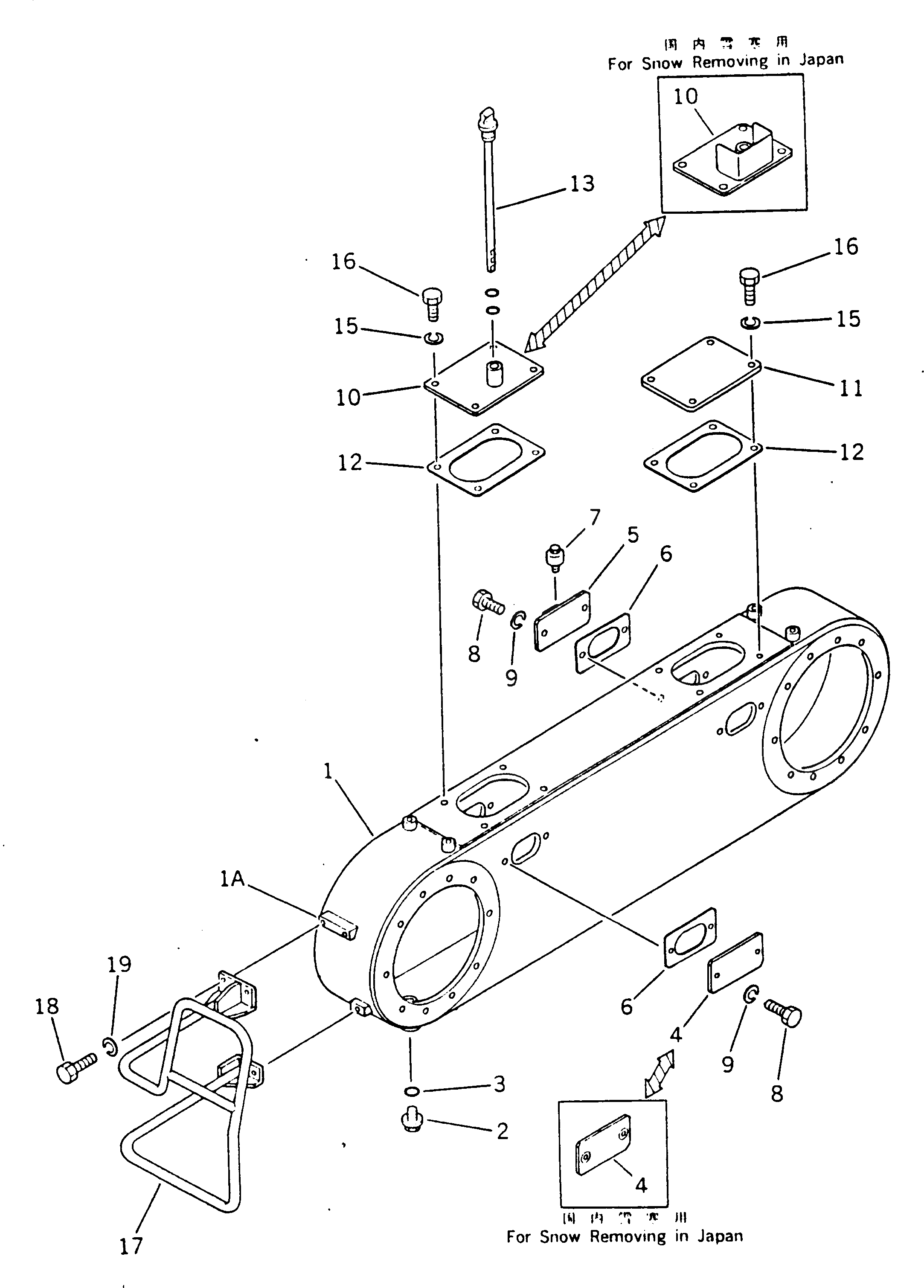 Крышка 238-23-15220 Komatsu