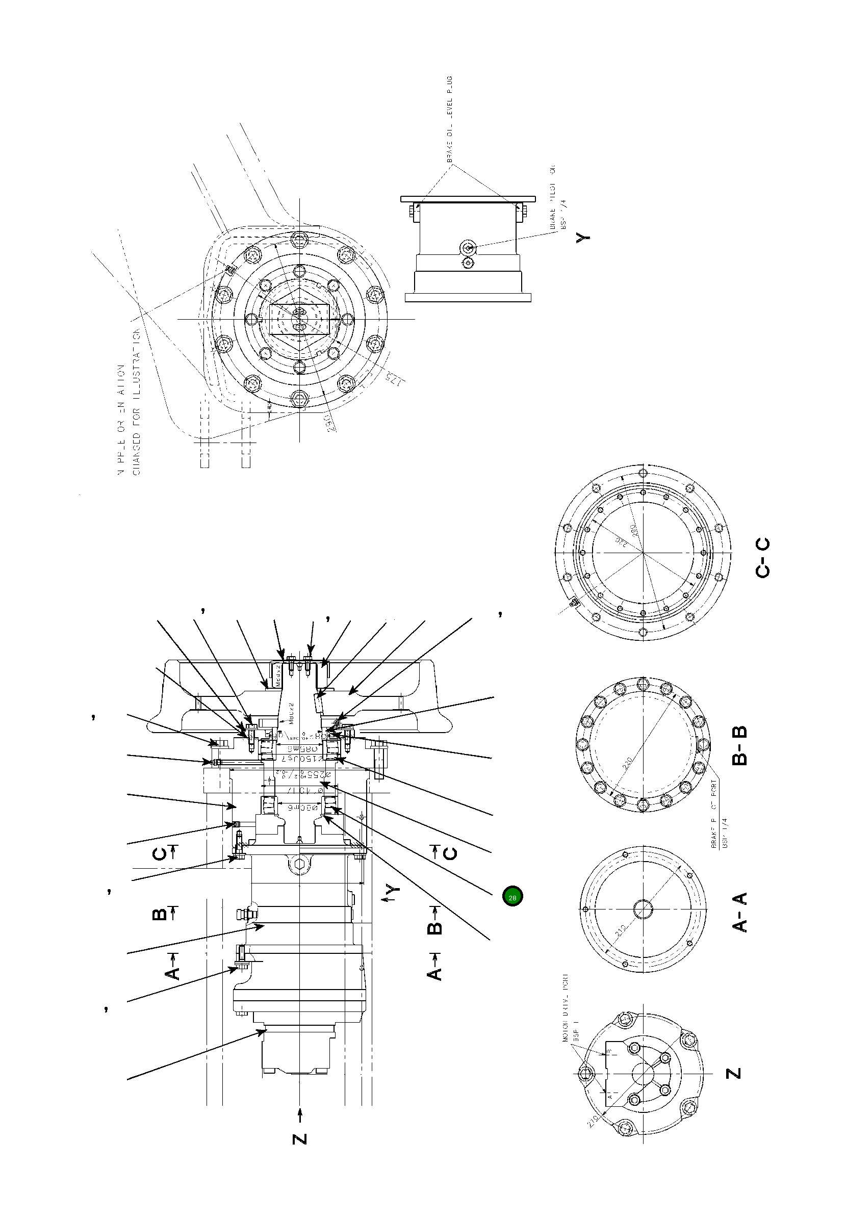 Подшипник 22A-22-KA140 Komatsu