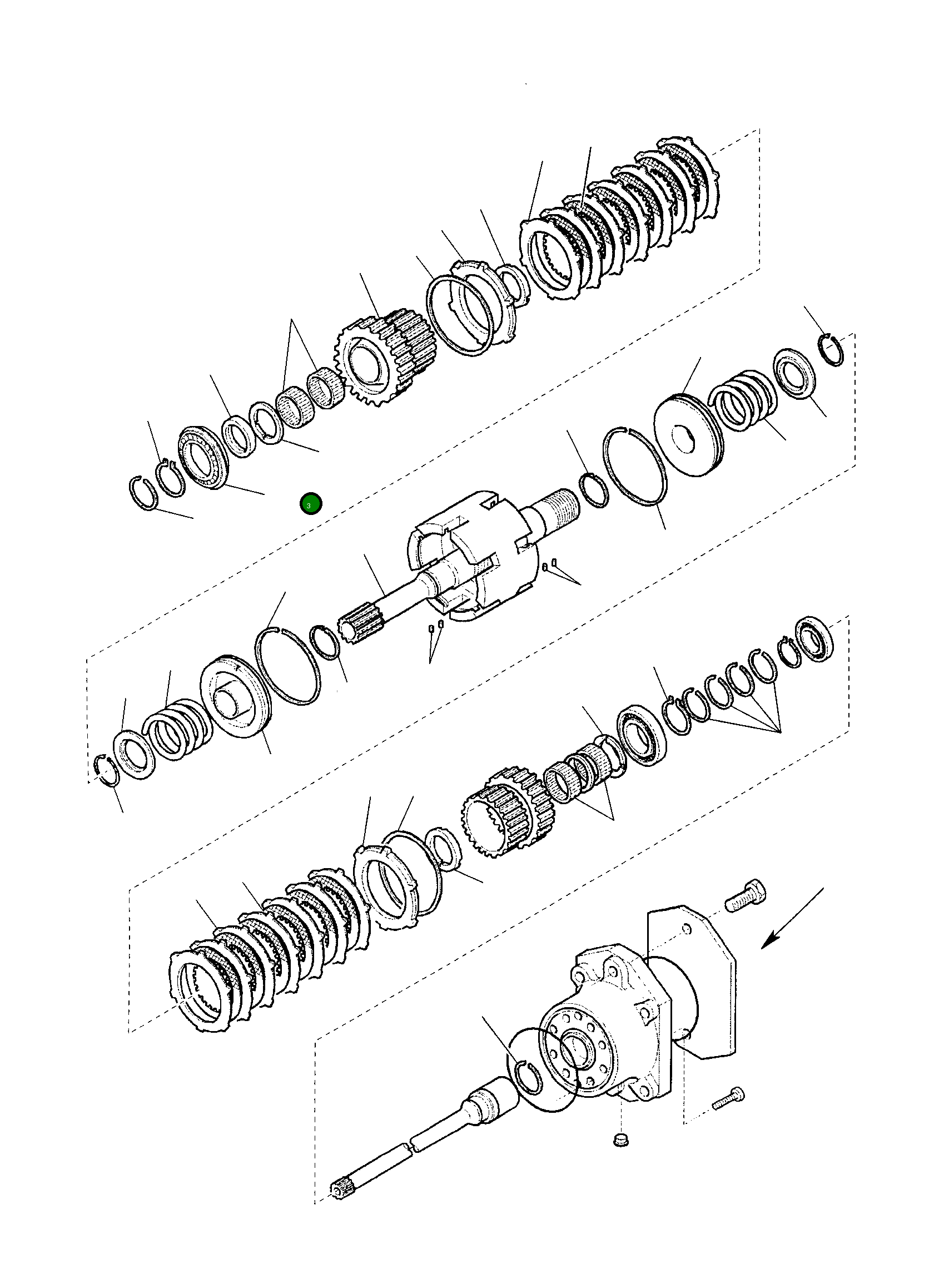 Подшипник CAO026160 Komatsu