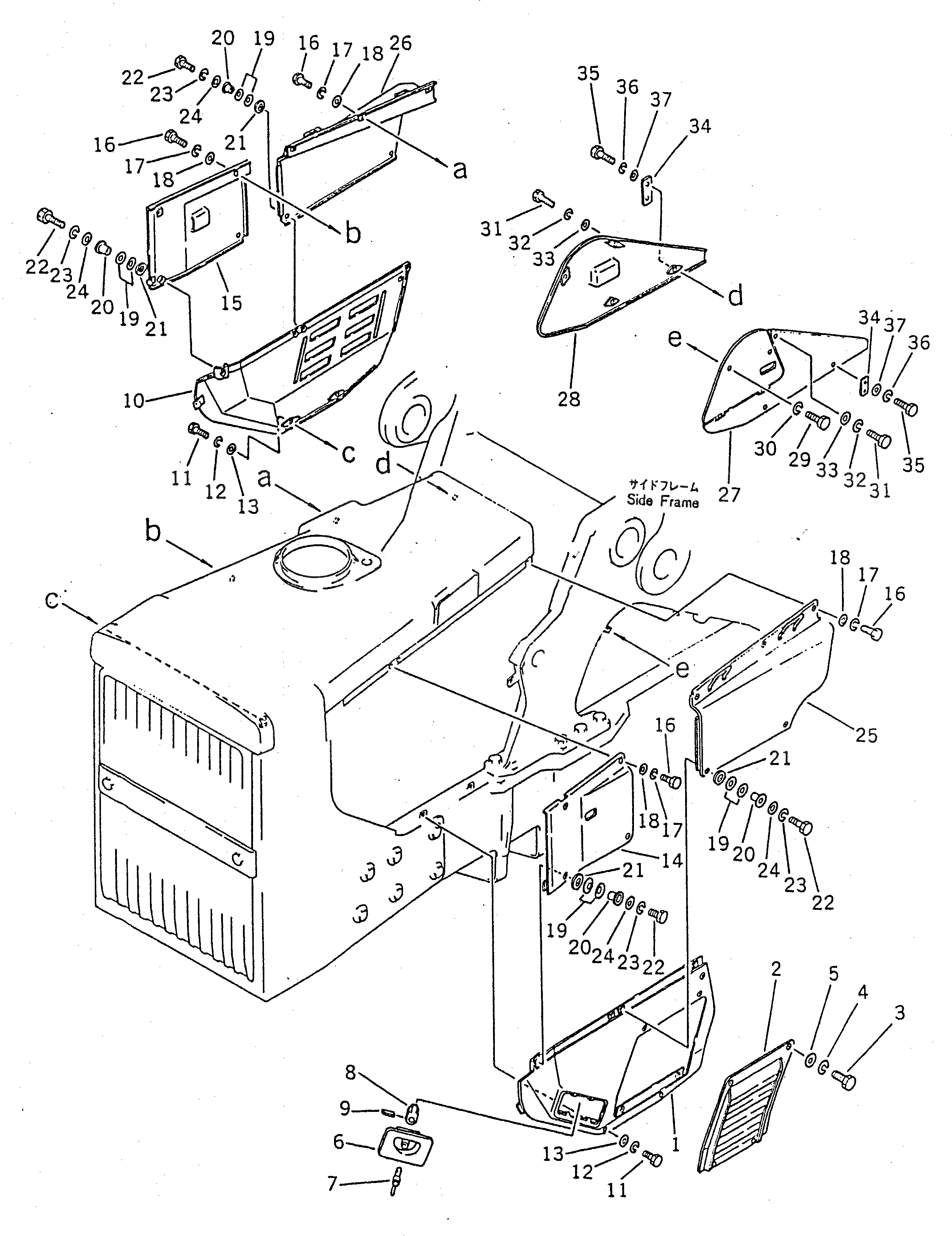 Крышка 178-54-11631 Komatsu