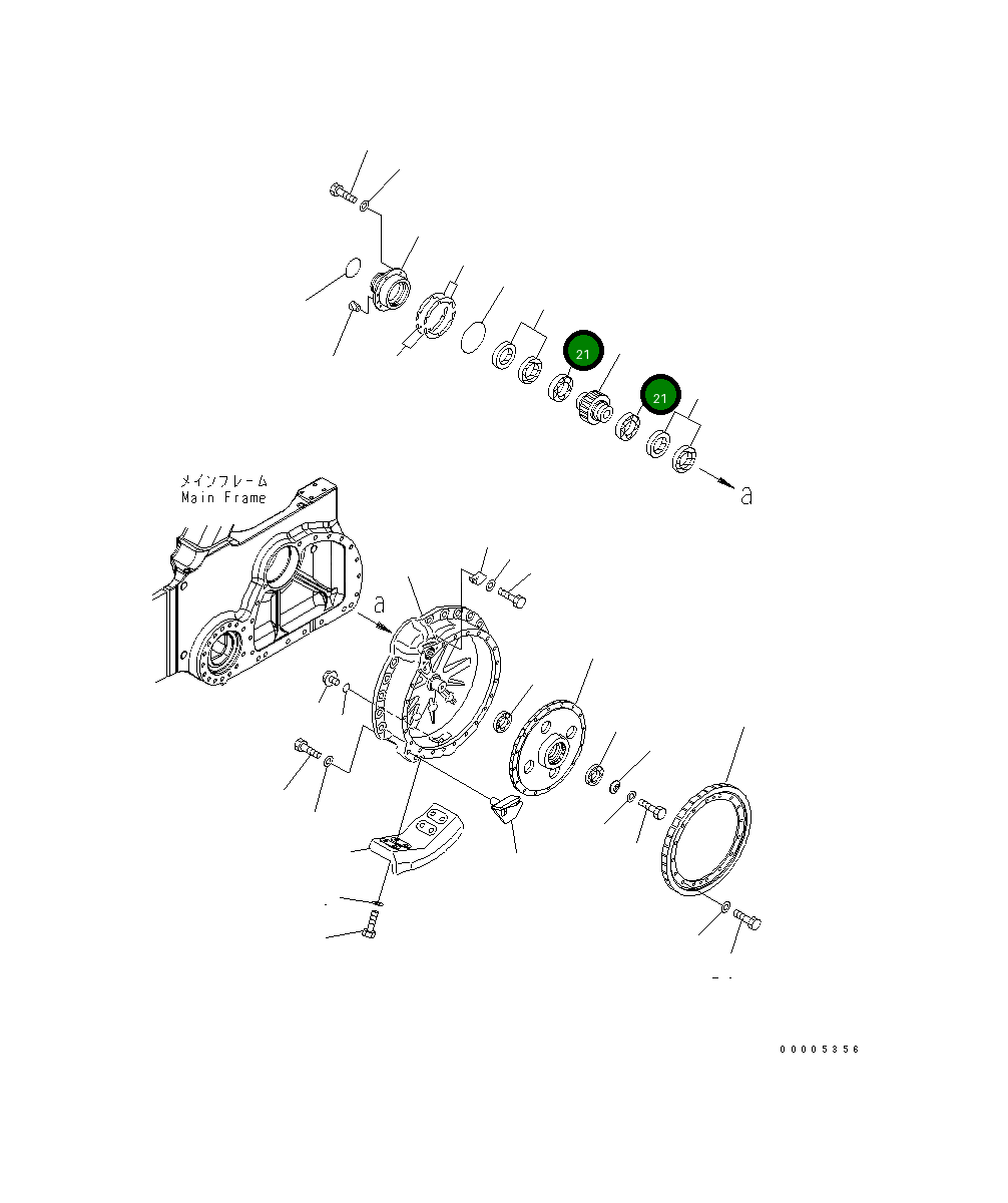 Подшипник 154-09-71110 Komatsu