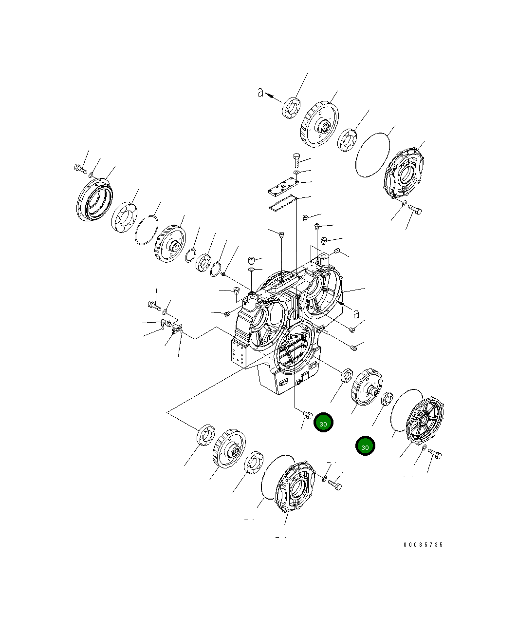 Подшипник 21T-09-31150 Komatsu