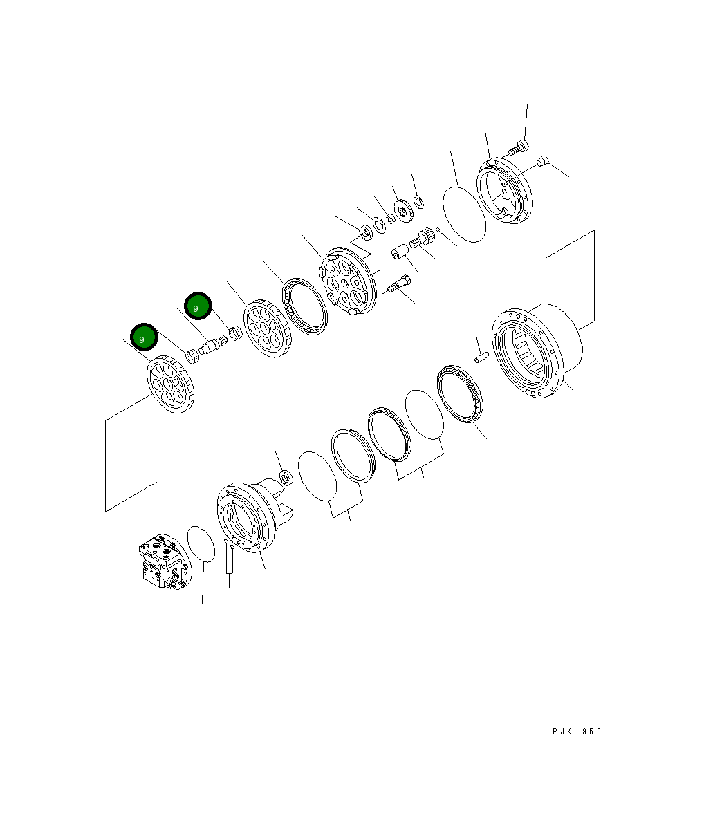 Подшипник TZ283B1023-00 Komatsu