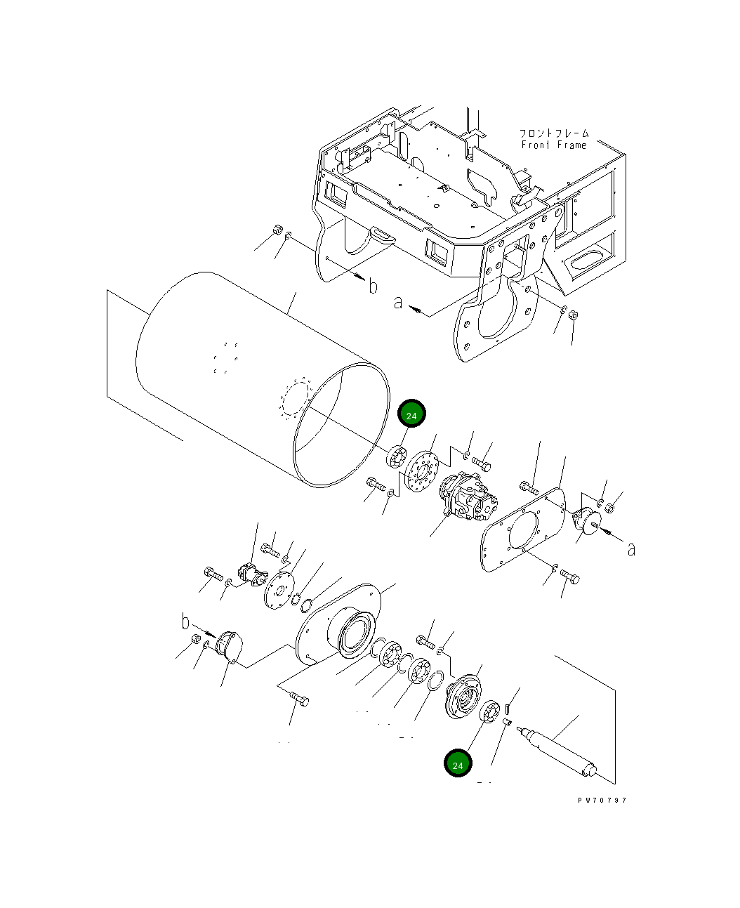 Подшипник 06349-06312 Komatsu