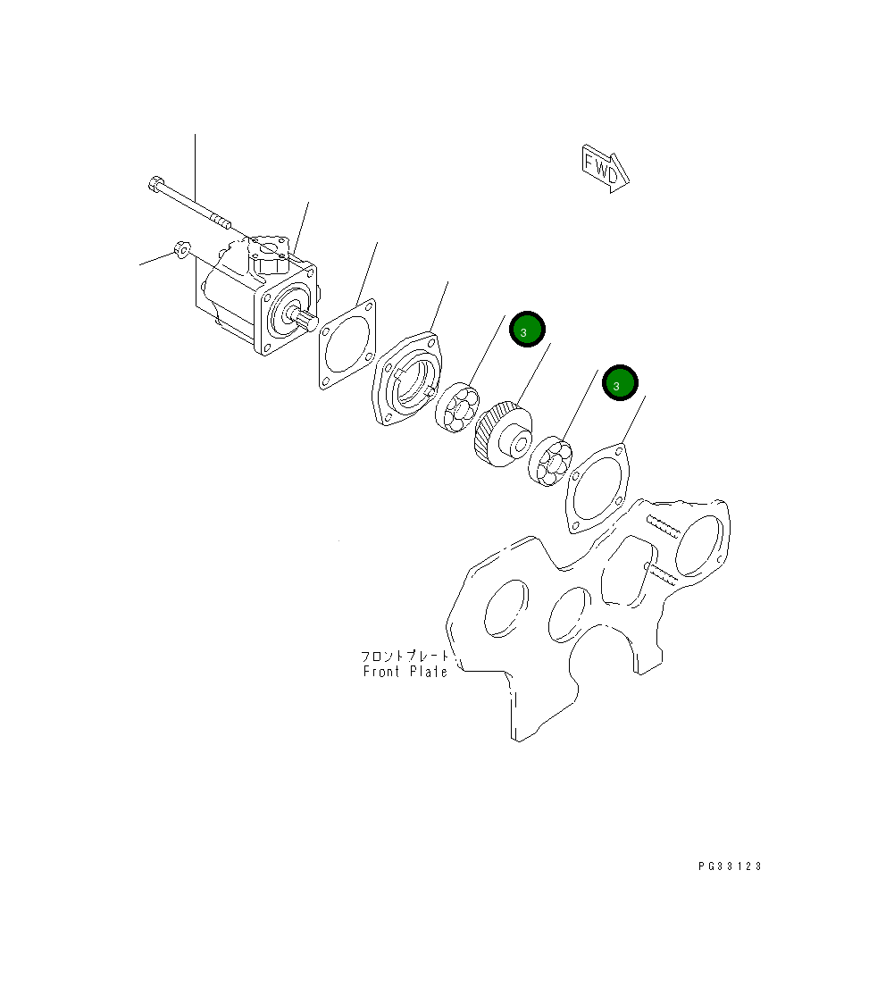 Подшипник YM24101-060064 Komatsu