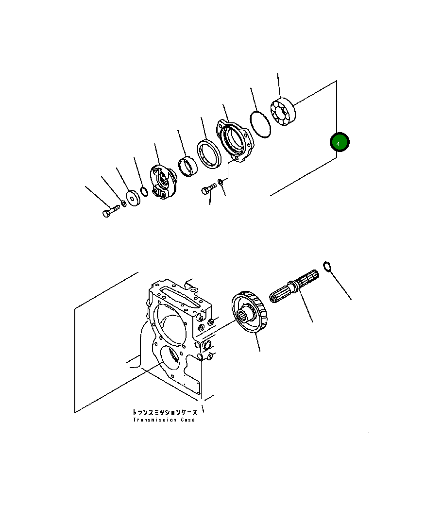 Подшипник 06030-05211 Komatsu