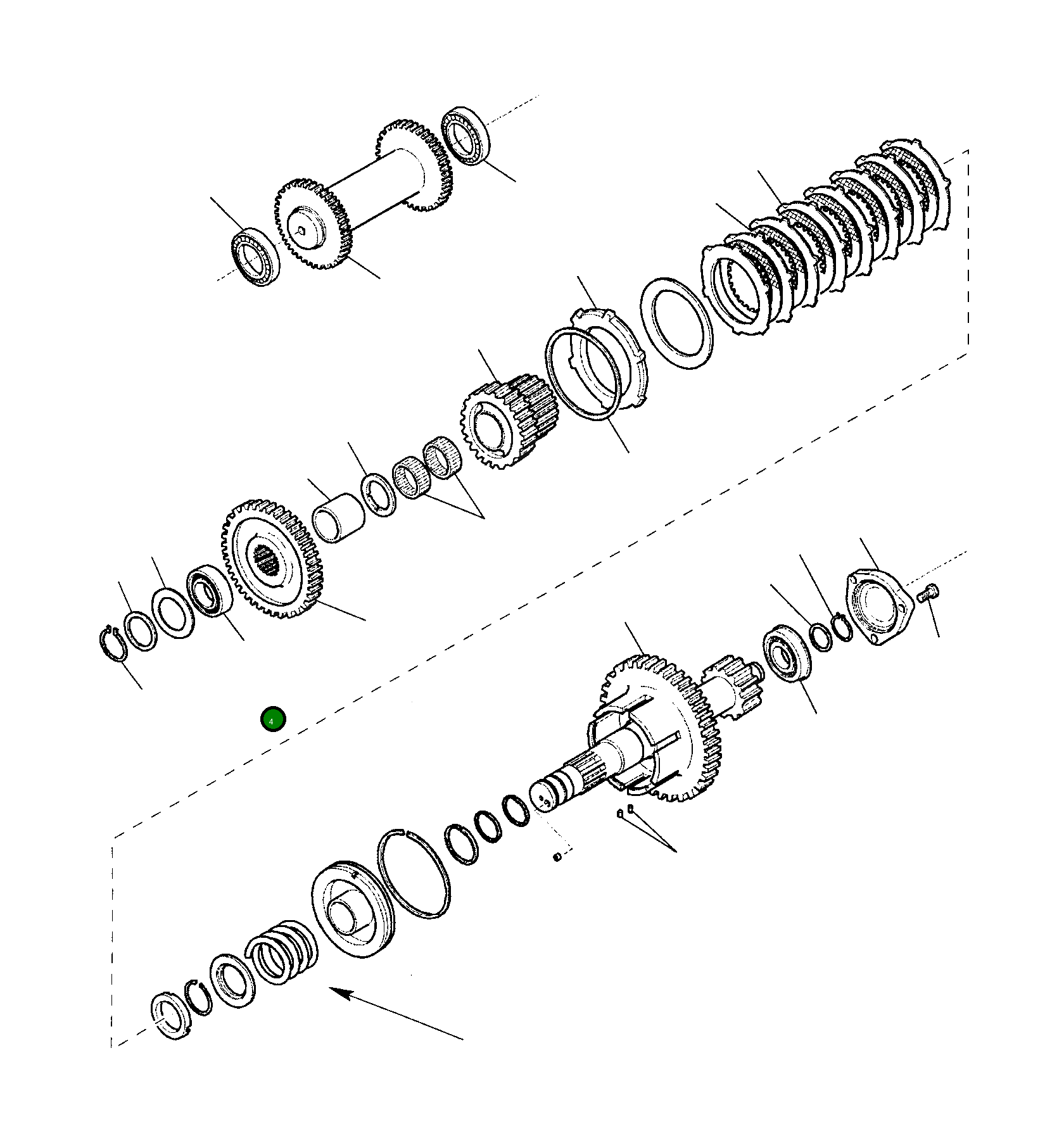 Подшипник CAO025809  Komatsu