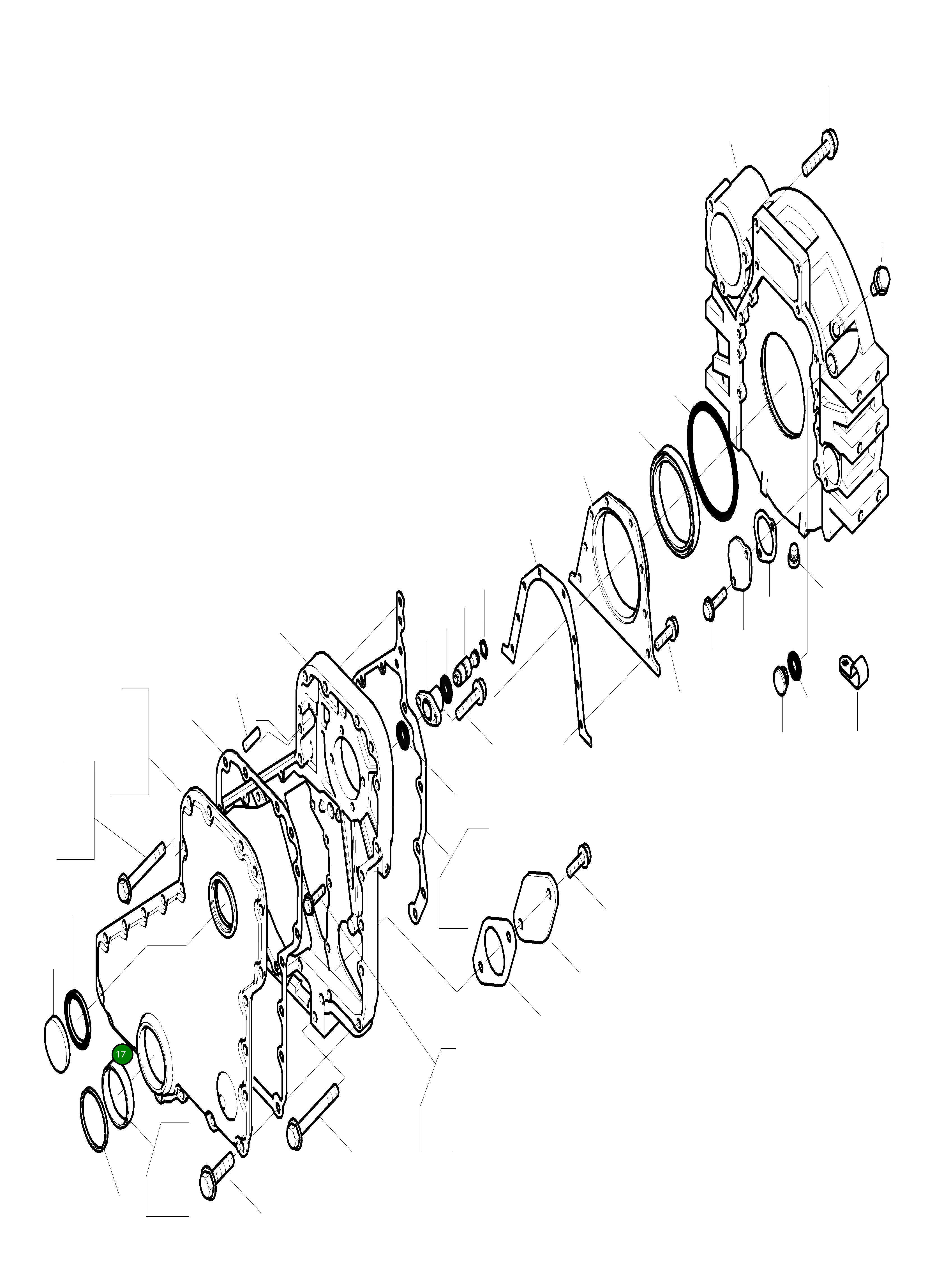 Крышка CU3903463 Komatsu
