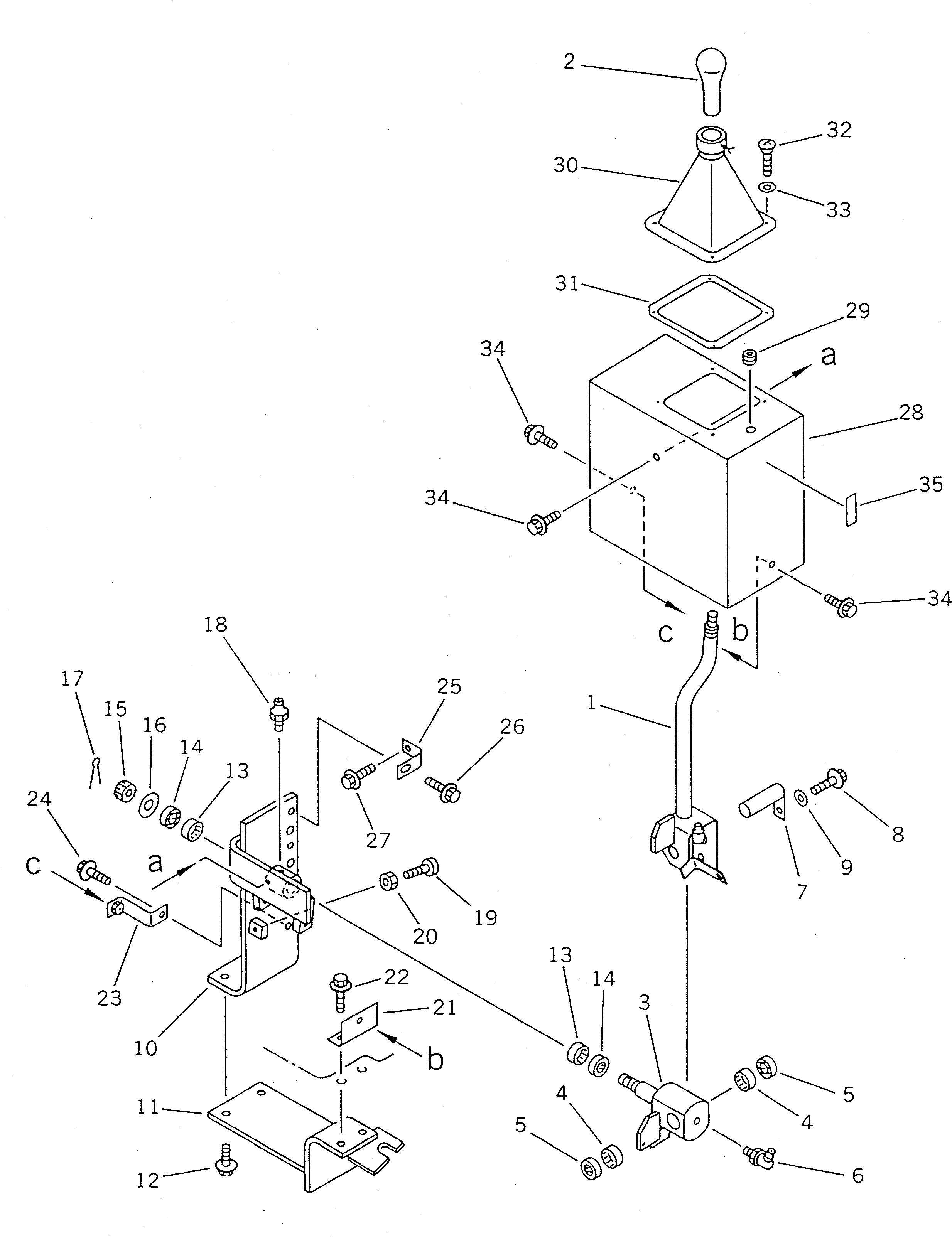 Рычаг 423-V88-1140 Komatsu