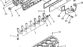 Крышка 6138-21-7310  Komatsu