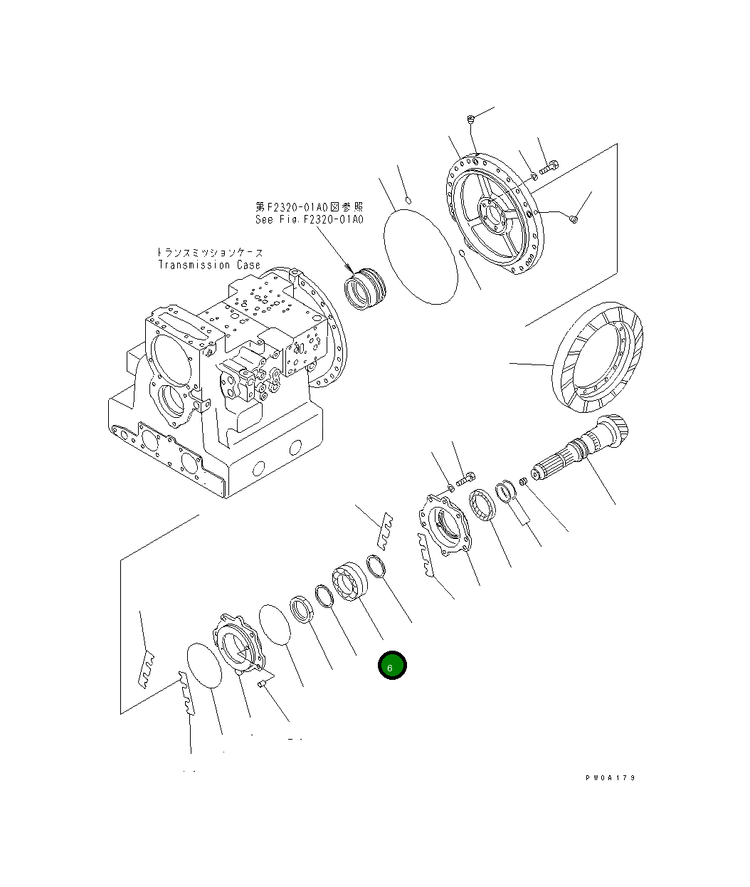 Подшипник 124-15-51220 Komatsu
