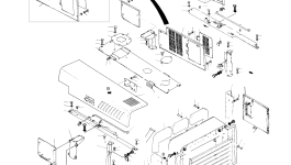 Крышка (LH) 4621-2373 Komatsu