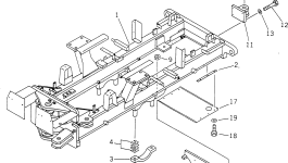 Крышка 23B-46-19361 Komatsu