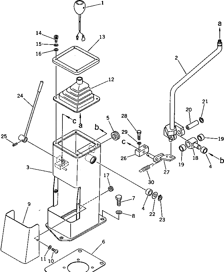Рычаг 205-43-73330 Komatsu