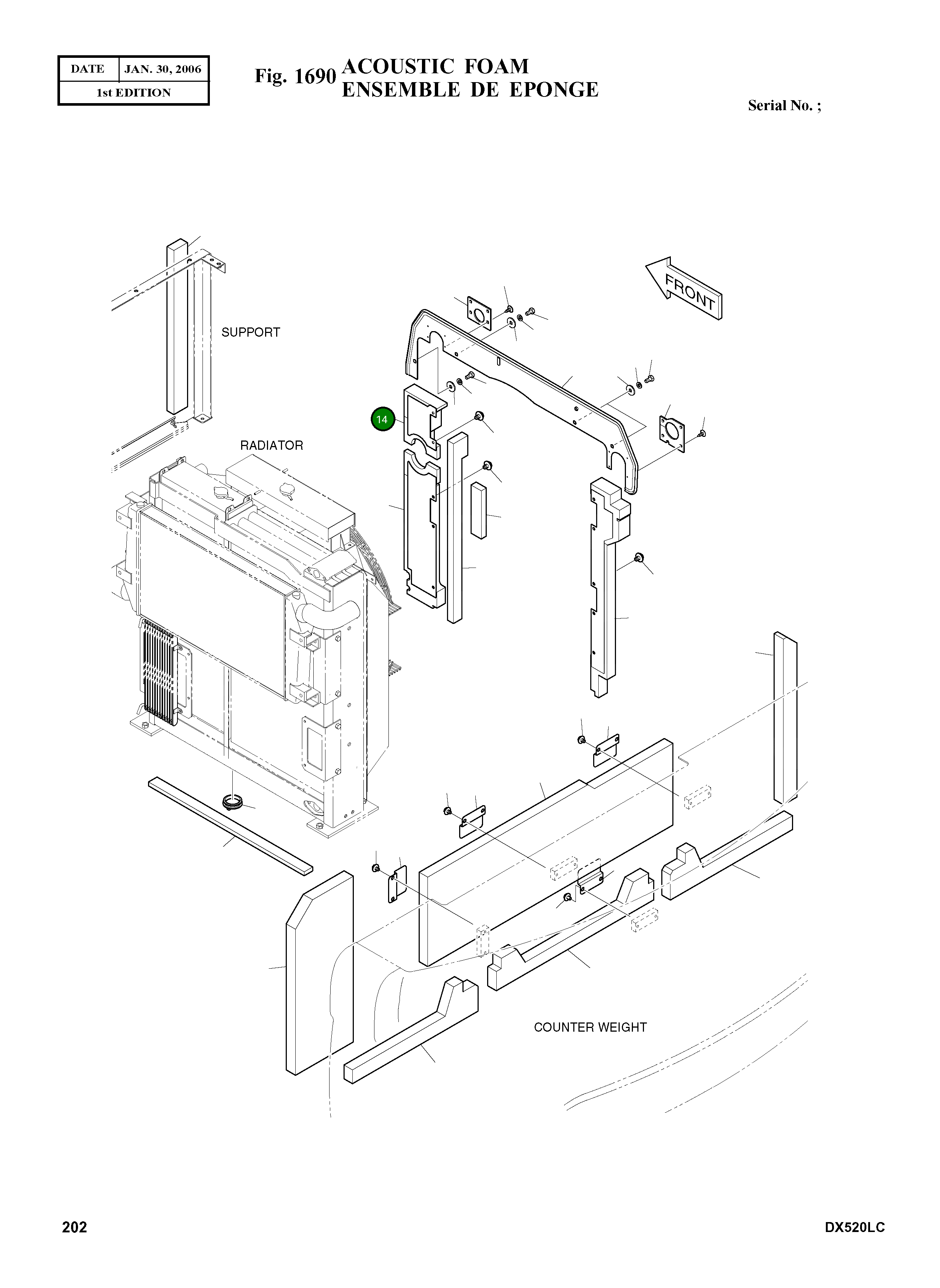 Крышка K1002675 Komatsu