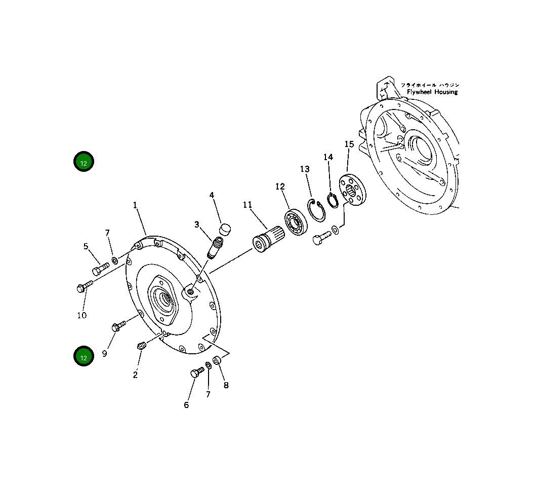 Подшипник 06005-06009 Komatsu