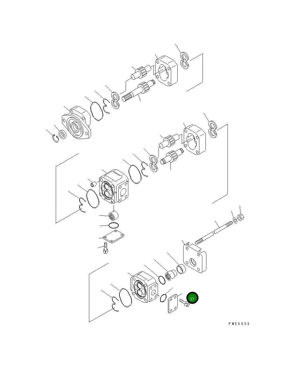 Крышка KB20141-30601 Komatsu