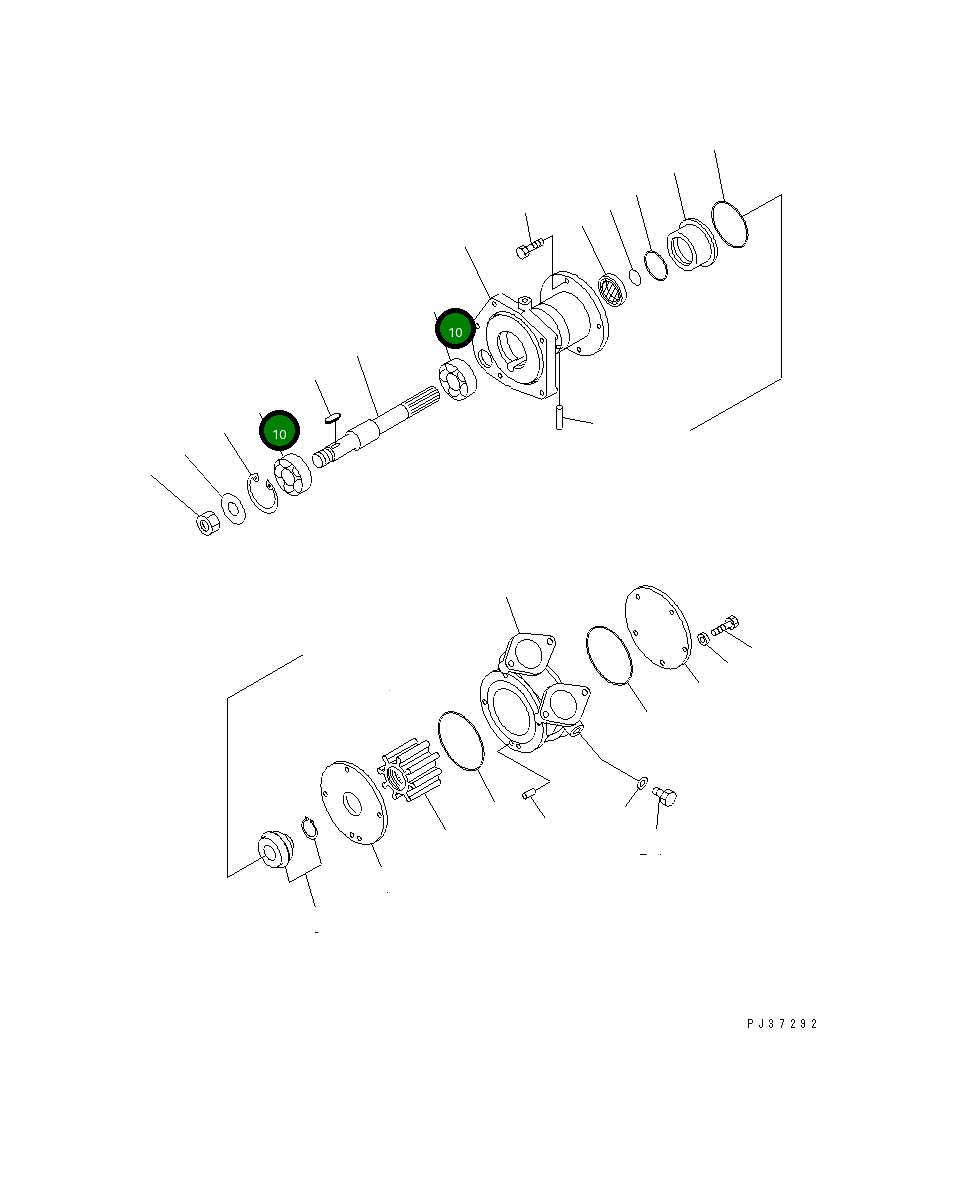 Подшипник KY02411-06304 Komatsu