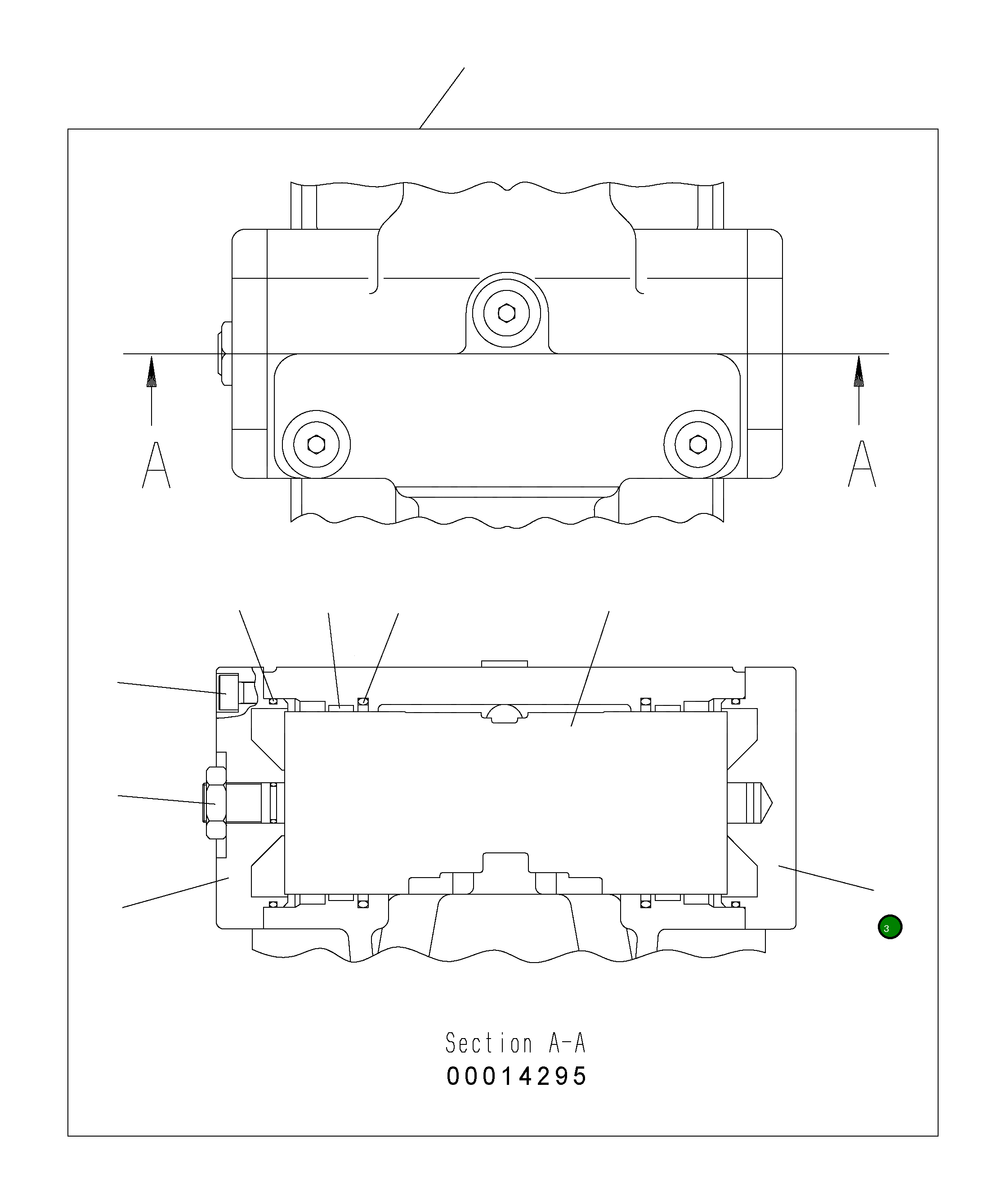 Крышка UC1720048739 Komatsu