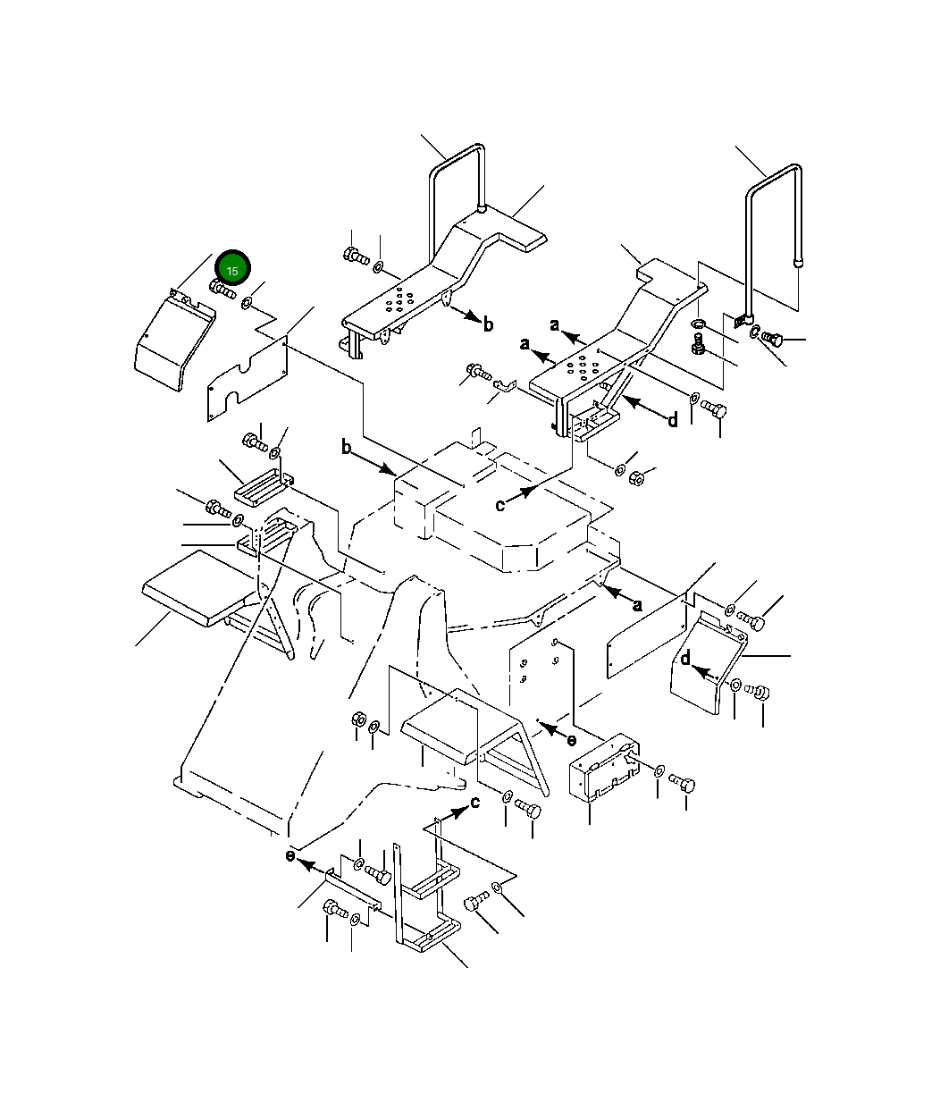 Крышка, RH 416-54-A1630 Komatsu
