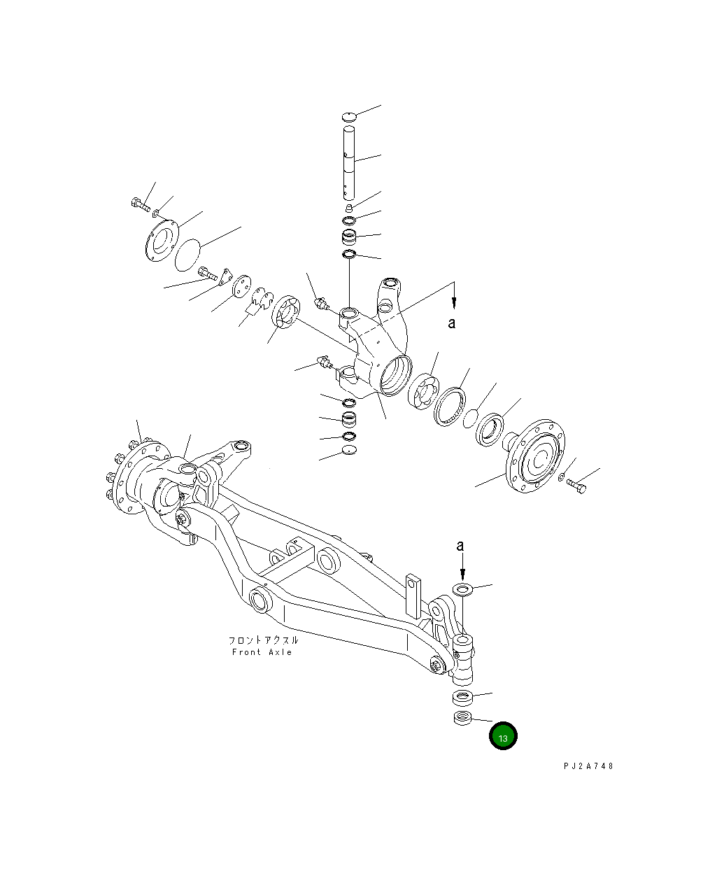 Подшипник 23B-27-11281 Komatsu