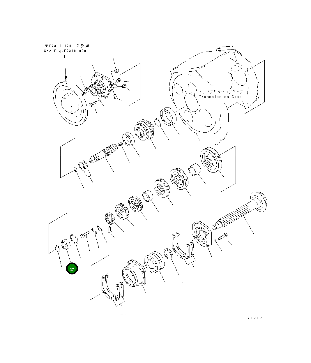 Подшипник 14X-14-12770 Komatsu