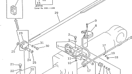 Кронштейн 142-43-15530 Komatsu