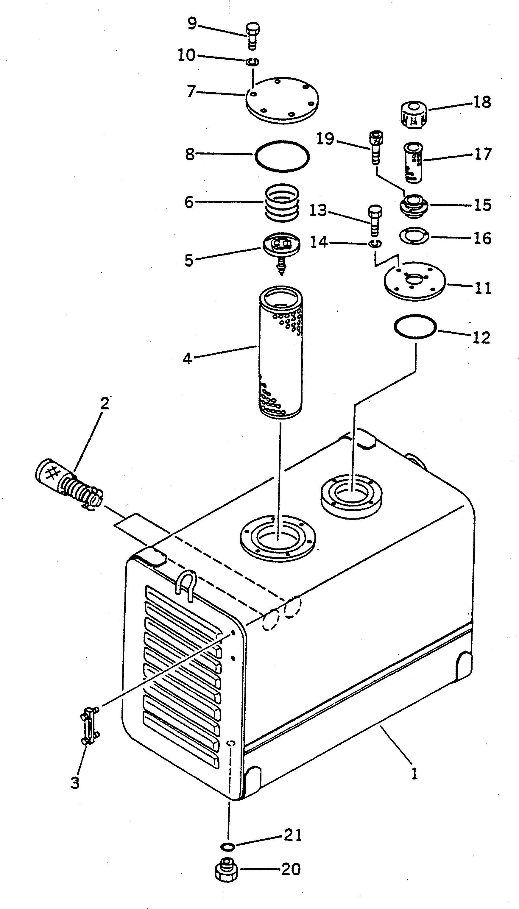 Бак 23S-60-11210 Komatsu