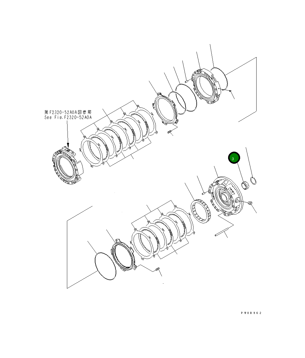 Подшипник 14X-15-29321 Komatsu