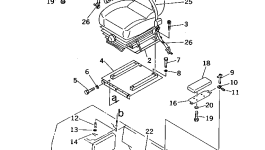 Страховочный ремень 17A-57-21220 Komatsu