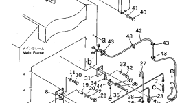 Кронштейн 262-06-64530 Komatsu