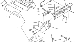Крышка 23S-54-16511 Komatsu