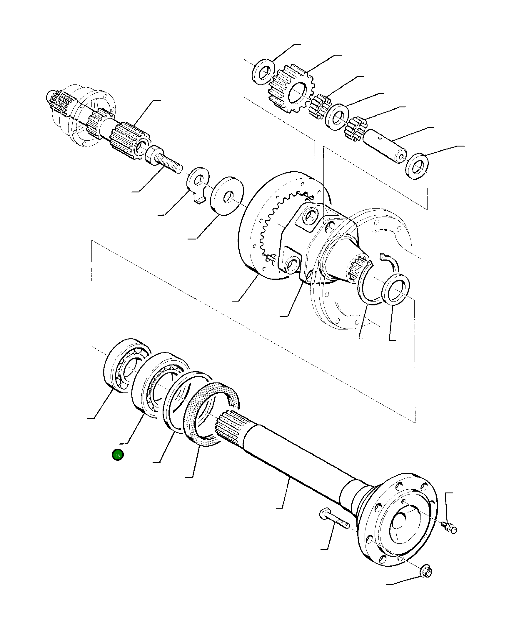 Подшипник MIB070670 Komatsu