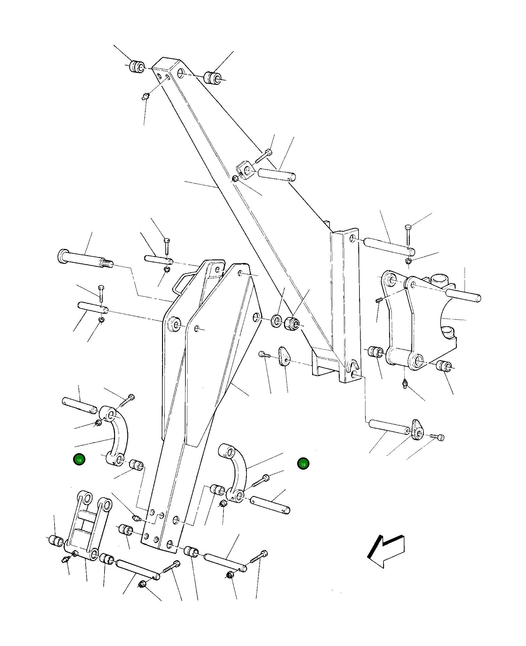 Рычаг UE2000027 Komatsu