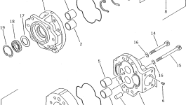 Крышка 705-18-04120  Komatsu