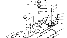 Крышка 6130-12-8930 Komatsu