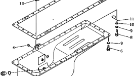 Крышка 6136-21-5720  Komatsu