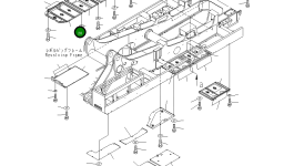 Крышка 21T-54-65680  Komatsu