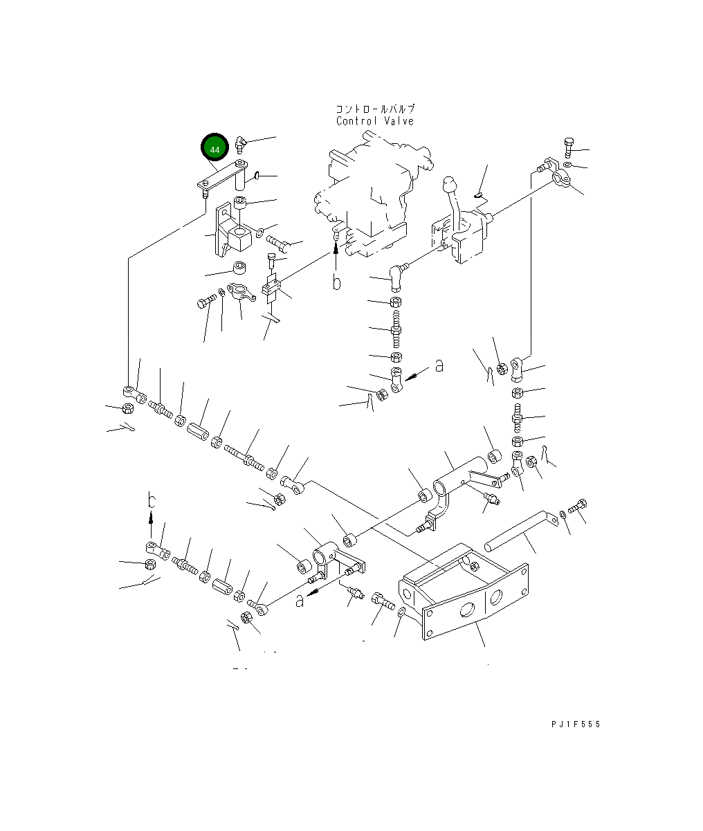 Рычаг 154-61-75250 Komatsu