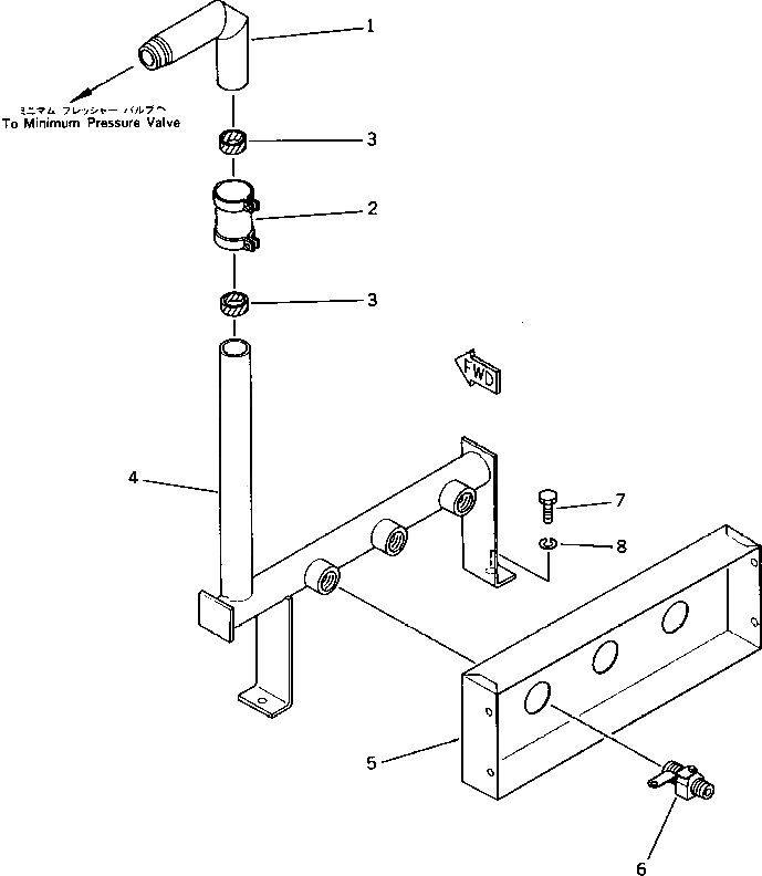 Крышка M721045803060 Komatsu