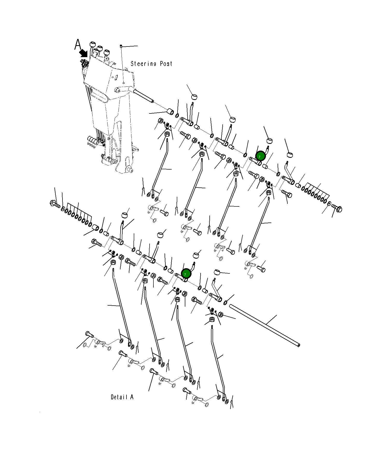 Рычаг 23B-43-72320 Komatsu