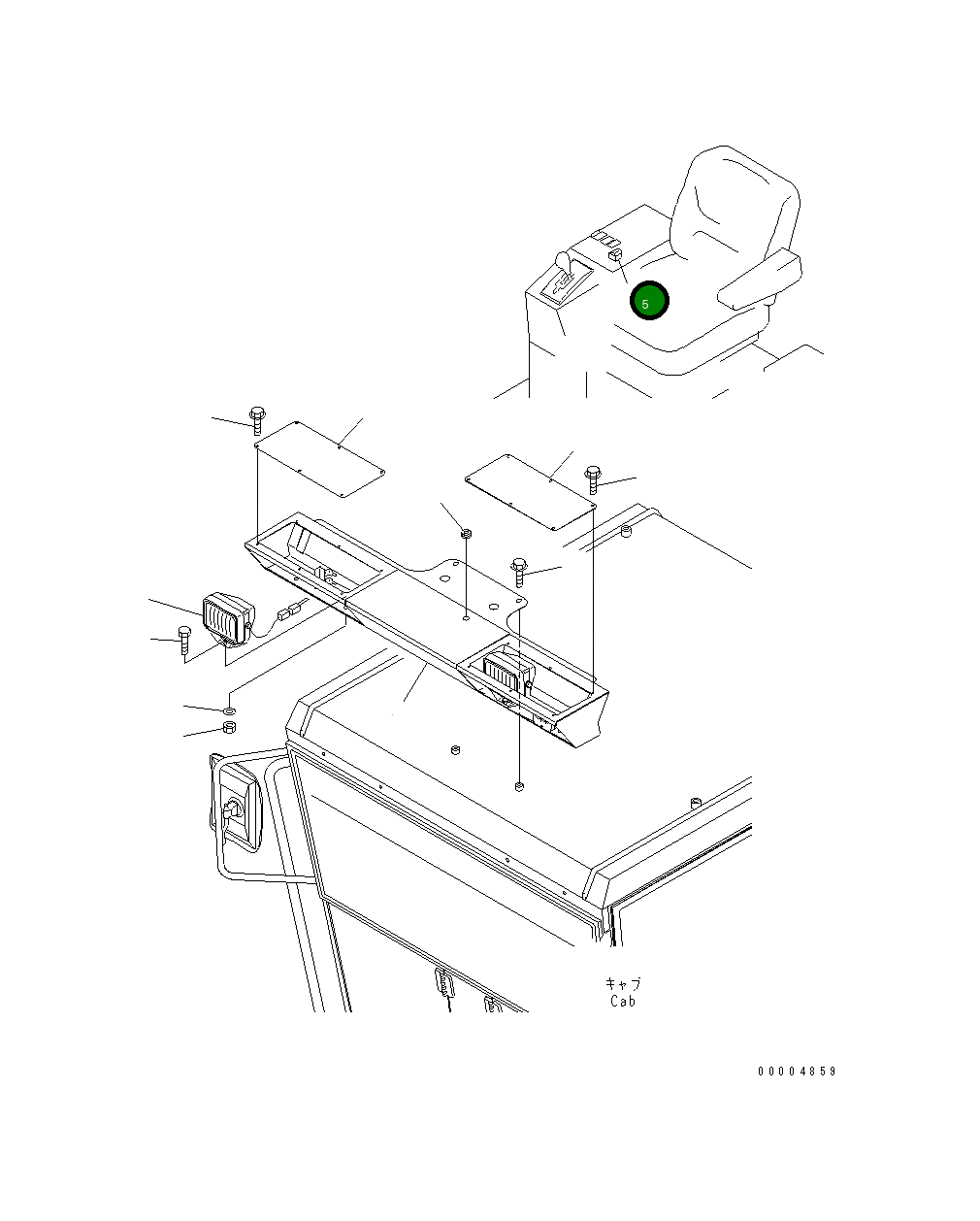 Пластина 23D-06-33690 Komatsu