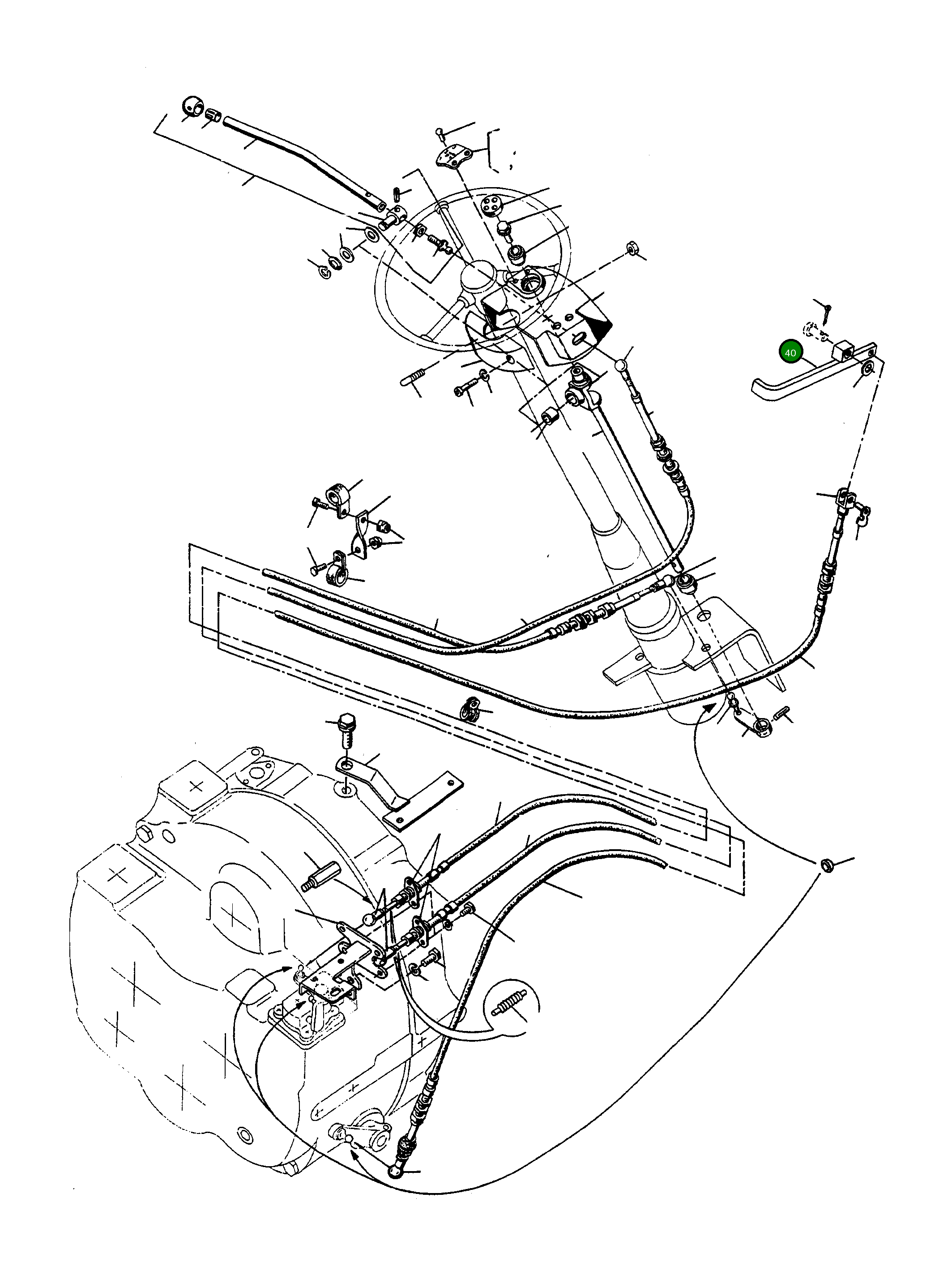 Рычаг 3096420M91 Komatsu