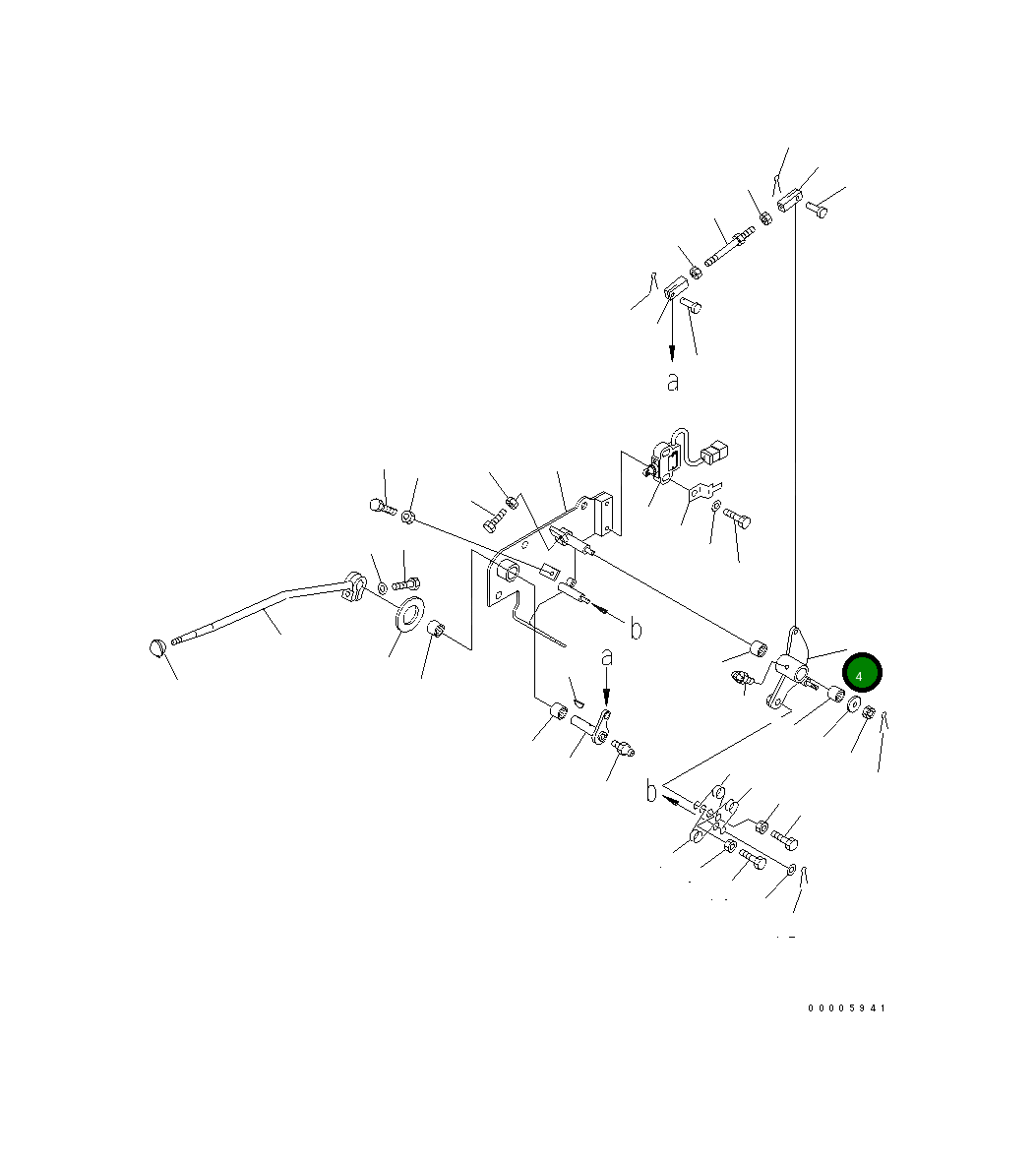 Рычаг 134-43-72560 Komatsu
